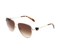 LIU JO lunettes, modèle C: YELLOW GOLD Eye Size: 58 Bridge: 16, couleur YELLOW or Eye Size: 58 Bridge: 16, verre 58 mm, pont 16 mm