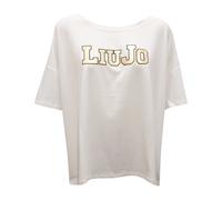 Liu Jo - Maglia Over - Femme - Tops - Blanc - Taille: 40 FR
