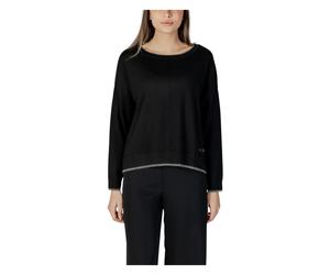 Liu Jo - Maille Tricot Col Rond - Femme - Pulls - Noir - Taille: 38 FR