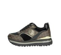 Liu Jo Chaussures Maxi Wonder 73 Bf4007ex057 Baskets Femme Cuir Noir/Marron, Noir et marron., 39 EU