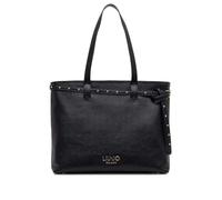 LIU JO Milano Sac à main pour femme, cuir synthétique noir, design élégant avec clous
