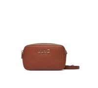 LIU JO Milano Sac bandoulière en cuir, marron, design classique avec fermeture éclair