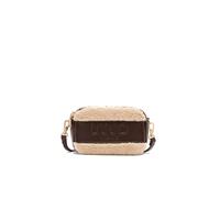 LIU JO Milano Sac bandoulière en cuir synthétique avec doublure en mouton Marron et beige