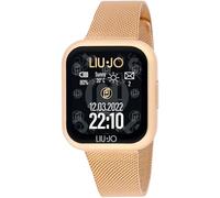 Liu Jo - Montre connectée en acier pour femme - Voice Mini SWLJ150 - Écran tactile 1,5" - Compatibilité iOS et Android - Fonction Fitness - Appel vocal via appareil - Étanche IP67
