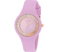 Liu Jo Montre à Quartz analogique pour Femme avec Bracelet en Silicone TLJ1421, Or Rose, Bracelet