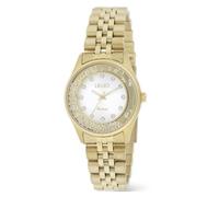Liu Jo - Montre à quartz élégante pour femme - Dancing Elvy TLJ2660 - Montre à cristaux dans le cadran et bracelet en acier laminé or