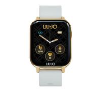 Liu Jo Montre connectée Unisexe Voice Energy Gold, Bracelet Blanc