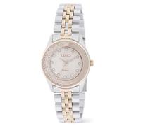 Liu Jo - Montre élégante à quartz pour femme en acier bicolore - Dancing Elvy TLJ2662 - Montre à cristaux dans le cadran et bracelet en acier bicolore