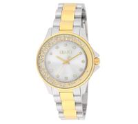 Liu Jo - Montre élégante pour femme à quartz en acier - Modèle Dancing Elegance TLJ2501 - Montre à cristaux pivotants dans le cadran