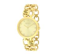 Liu Jo Montre élégante pour femme en acier à quartz - Modèle TLJ2362 - Montre à bracelet réglable, Or, Moderne, Or, Moderne, Doré, Moderne
