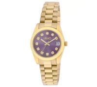 Liu Jo Montre Femme Timeless - TLJ2485 - Montre en acier laminé or avec cristaux