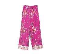 Liu Jo - Lightweight Floral Print Pantalons - Femme - Vêtements de nuit et de détente - Rose - Taille: 42 FR