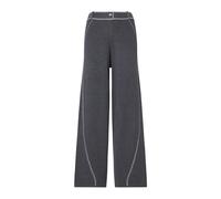 Liu Jo - Pantalon à surpiqûres contrastées - Femme - Pantalons - Gris - Taille: 40 FR
