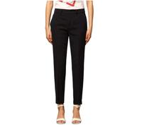 Liu Jo - Pantalon Bleu Straight Leg avec Revers - Femme - Pantalons - Bleu - Taille: 44 FR