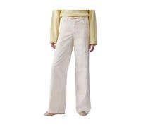 Liu Jo - Pantalon Chino en Satin - Femme - Pantalons - Blanc - Taille: W25