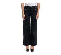 Liu Jo - Pantalon Flare Cropped - Femme - Pantalons - Bleu - Taille: W27
