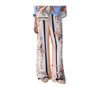 Liu Jo - Pantalon Palazzo à Motif Floral - Femme - Pantalons - Multicolore - Taille: 40 FR
