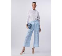 Liu Jo pantalon WA6303-T9426 VICHY BABY BLUE WASHED (P9242) 40