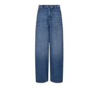 Liu Jo - Pantalone cinta rovesciata - Femme - Jeans - Bleu - Taille: W28