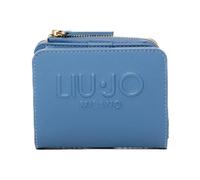Liu Jo - Petit portefeuille à logo embossé - Femme - Accessoires - Bleu - Taille: ONE Size