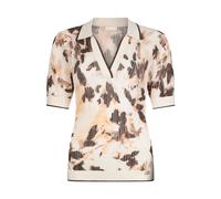 Liu Jo - Polo Maille Point Fantaisie - Femme - Pulls - Multicolore - Taille: 38 FR