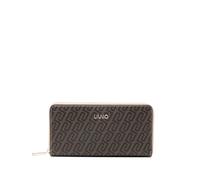 Liu Jo Porte-Monnaie Caliwen Zip Around Wallet Testa Moro/DK. Cipria Brun
