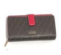 Liu Jo Portefeuille Caliwen XL zip around tête de brun/rouge couleur : marron