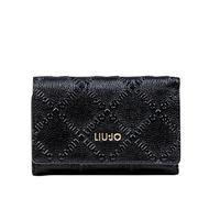 LIU JO Portefeuille court avec fermeture éclair. Il possède plusieurs compartiments pour billets, cartes et pièces. 12 x 2 x 10 cm