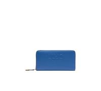 Liu Jo Portefeuille femme avec fermeture éclair, 19 x 10 x 2,5 cm, AA5155 E0087 Dust Blue, 12 compartiments pour cartes, Dust Blue, 19 X 10 X 2.5 Centimetri, Classique
