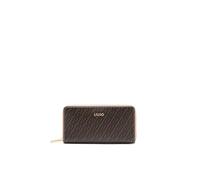 Liu Jo Porte-monnaie Caliwen Zip Around XL Testa Moro/DK. Cipria Brun