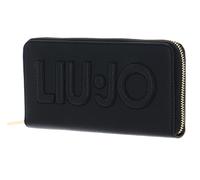 LIU JO portefeuille Logo Zip Around Wallet XL Nero