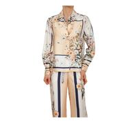Liu Jo - Printed Twill Shirt - Femme - Blouses et Chemises - Multicolore - Taille: 40 FR