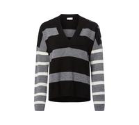 Liu Jo Pull-over 'Maglia chiusa' gris chiné / noir / blanc, Taille L