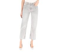 Liu Jo - Rhinestone Appliqué Jeans - Femme - Jeans - Gris - Taille: W30