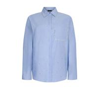 Liu Jo - Rhinestone Shirt - Femme - Blouses et Chemises - Bleu - Taille: 36 FR