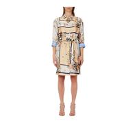Liu Jo - Robe Chemise Courte Imprimée en Twill - Femme - Robes - Multicolore - Taille: 38 FR