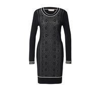 Liu Jo Robes en maille 'MAGLIA' noir / argent / blanc, Taille XL