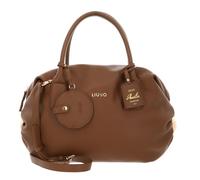 LIU JO sac à épaule bandoulière Amelie ECS Bowler Bag Suede brun
