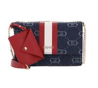 LIU JO Sac à épaule bandoulière bleu rouge pour femme - Manh Crossbody S Blu Denim 304602