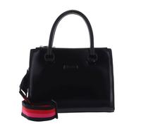 LIU JO Sac à main noir rose pour femme - Manhattan Satchel Double Zip S Nero 238938