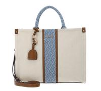 Liu Jo Sac de shopper Ridhi M 34 cm bandoulière Neutro/Denim beige