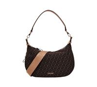 Liu Jo - Sac bandoulière moyen en jacquard - Femme - Sacs - Brun - Taille: ONE Size
