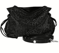 Liu Jo Sac femme Riccy Hobo S noir Dimensions sac : petit