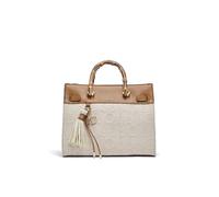 Liu Jo Sac format moyen M Tote 00005 Femme avec charms Beige ONE Size