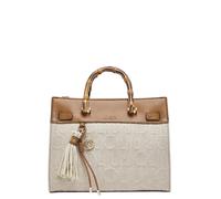 Liu Jo - Sac Medium avec Breloques - Femme - Sacs - Beige - Taille: ONE Size