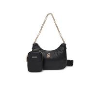 LIU JO Sac noir avec chaîne dorée, poche extérieure, design élégant