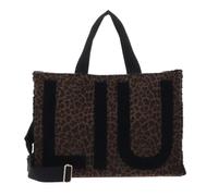 Liu Jo sac shopper sac à épaule Animalier Tote Bag Animalier marron foncé