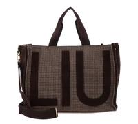 Liu Jo sac shopper sac à épaule Check Tote Bag T. Moro brun