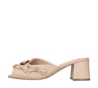 Liu Jo - Sandales à Talons Larges avec Détails Féminins - Femme - Chaussures - Beige - Taille: 37 EU