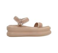 Liu Jo - Sandales Plates Élégantes pour l`Été - Femme - Chaussures - Beige - Taille: 39 EU